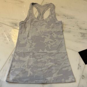 lululemon Align Light Gray Camouflage Tank, size 4